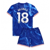 Chelsea Christopher Nkunku #18 Replika Hemmatröja Barn 2024-25 Kortärmad (+ byxor)