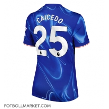 Chelsea Moises Caicedo #25 Replika Hemmatröja Dam 2024-25 Kortärmad