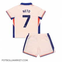 Chelsea Pedro Neto #7 Replika Bortatröja Barn 2024-25 Kortärmad (+ byxor)