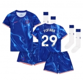 Chelsea Wesley Fofana #29 Replika Hemmatröja Barn 2024-25 Kortärmad (+ byxor)