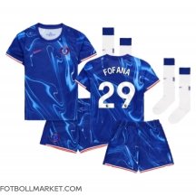 Chelsea Wesley Fofana #29 Replika Hemmatröja Barn 2024-25 Kortärmad (+ byxor)