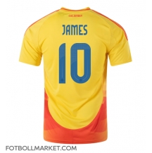 Colombia James Rodriguez #10 Replika Hemmatröja Copa America 2024 Kortärmad