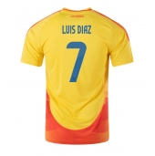 Colombia Luis Diaz #7 Replika Hemmatröja Copa America 2024 Kortärmad