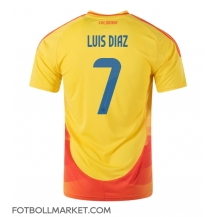 Colombia Luis Diaz #7 Replika Hemmatröja Copa America 2024 Kortärmad