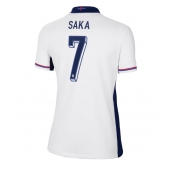 England Bukayo Saka #7 Replika Hemmatröja Dam EM 2024 Kortärmad