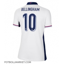 England Jude Bellingham #10 Replika Hemmatröja Dam EM 2024 Kortärmad