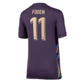 England Phil Foden #11 Replika Bortatröja Dam EM 2024 Kortärmad