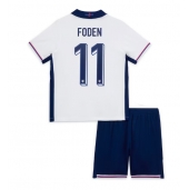 England Phil Foden #11 Replika Hemmatröja Barn EM 2024 Kortärmad (+ byxor)