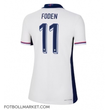 England Phil Foden #11 Replika Hemmatröja Dam EM 2024 Kortärmad