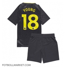 Everton Ashley Young #18 Replika Bortatröja Barn 2024-25 Kortärmad (+ byxor)