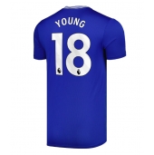 Everton Ashley Young #18 Replika Hemmatröja 2024-25 Kortärmad