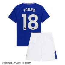 Everton Ashley Young #18 Replika Hemmatröja Barn 2024-25 Kortärmad (+ byxor)