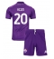 Fiorentina Moise Kean #20 Replika Hemmatröja Barn 2024-25 Kortärmad (+ byxor)