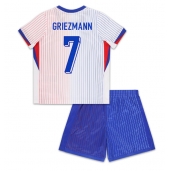 Frankrike Antoine Griezmann #7 Replika Bortatröja Barn EM 2024 Kortärmad (+ byxor)