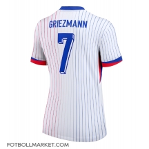 Frankrike Antoine Griezmann #7 Replika Bortatröja Dam EM 2024 Kortärmad