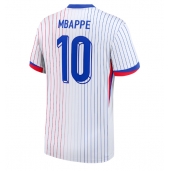 Frankrike Kylian Mbappe #10 Replika Bortatröja EM 2024 Kortärmad