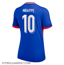 Frankrike Kylian Mbappe #10 Replika Hemmatröja Dam EM 2024 Kortärmad