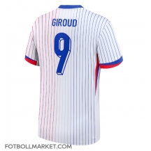 Frankrike Olivier Giroud #9 Replika Bortatröja EM 2024 Kortärmad