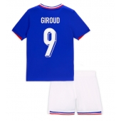 Frankrike Olivier Giroud #9 Replika Hemmatröja Barn EM 2024 Kortärmad (+ byxor)