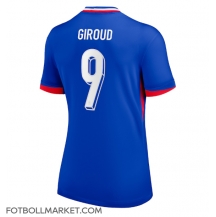 Frankrike Olivier Giroud #9 Replika Hemmatröja Dam EM 2024 Kortärmad