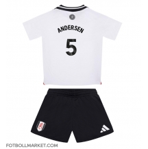 Fulham Joachim Andersen #5 Replika Hemmatröja Barn 2024-25 Kortärmad (+ byxor)