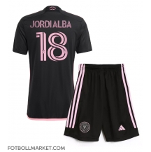 Inter Miami Jordi Alba #18 Replika Bortatröja Barn 2024-25 Kortärmad (+ byxor)