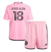 Inter Miami Jordi Alba #18 Replika Hemmatröja Barn 2024-25 Kortärmad (+ byxor)