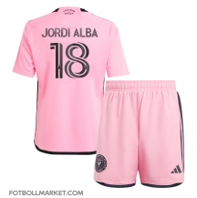 Inter Miami Jordi Alba #18 Replika Hemmatröja Barn 2024-25 Kortärmad (+ byxor)