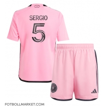 Inter Miami Sergio Busquets #5 Replika Hemmatröja Barn 2024-25 Kortärmad (+ byxor)