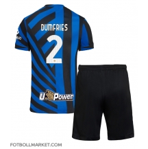 Inter Milan Denzel Dumfries #2 Replika Hemmatröja Barn 2024-25 Kortärmad (+ byxor)