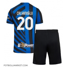 Inter Milan Hakan Calhanoglu #20 Replika Hemmatröja Barn 2024-25 Kortärmad (+ byxor)