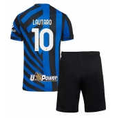 Inter Milan Lautaro Martinez #10 Replika Hemmatröja Barn 2024-25 Kortärmad (+ byxor)