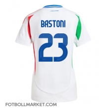 Italien Alessandro Bastoni #23 Replika Bortatröja Dam EM 2024 Kortärmad