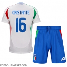 Italien Bryan Cristante #16 Replika Bortatröja Barn EM 2024 Kortärmad (+ byxor)