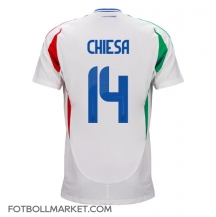 Italien Federico Chiesa #14 Replika Bortatröja EM 2024 Kortärmad