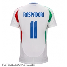 Italien Giacomo Raspadori #11 Replika Bortatröja EM 2024 Kortärmad