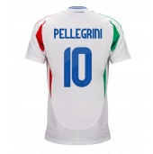 Italien Lorenzo Pellegrini #10 Replika Bortatröja EM 2024 Kortärmad