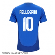 Italien Lorenzo Pellegrini #10 Replika Hemmatröja EM 2024 Kortärmad