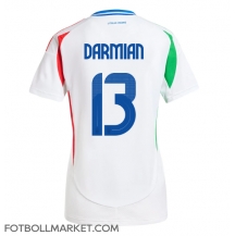 Italien Matteo Darmian #13 Replika Bortatröja Dam EM 2024 Kortärmad