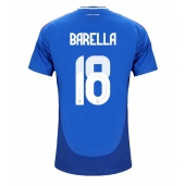 Italien Nicolo Barella #18 Replika Hemmatröja EM 2024 Kortärmad