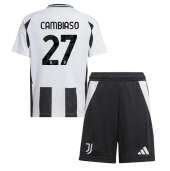 Juventus Andrea Cambiaso #27 Replika Hemmatröja Barn 2024-25 Kortärmad (+ byxor)