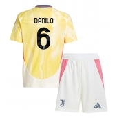 Juventus Danilo Luiz #6 Replika Bortatröja Barn 2024-25 Kortärmad (+ byxor)