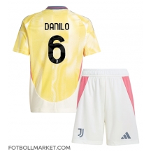 Juventus Danilo Luiz #6 Replika Bortatröja Barn 2024-25 Kortärmad (+ byxor)