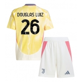 Juventus Douglas Luiz #26 Replika Bortatröja Barn 2024-25 Kortärmad (+ byxor)