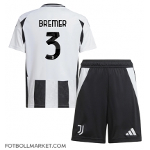 Juventus Gleison Bremer #3 Replika Hemmatröja Barn 2024-25 Kortärmad (+ byxor)