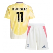 Juventus Nicolas Gonzalez #11 Replika Bortatröja Barn 2024-25 Kortärmad (+ byxor)