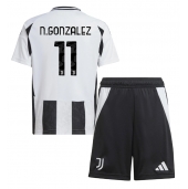 Juventus Nicolas Gonzalez #11 Replika Hemmatröja Barn 2024-25 Kortärmad (+ byxor)