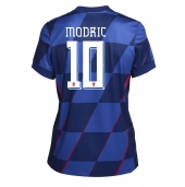 Kroatien Luka Modric #10 Replika Bortatröja Dam EM 2024 Kortärmad