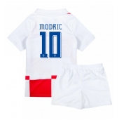 Kroatien Luka Modric #10 Replika Hemmatröja Barn EM 2024 Kortärmad (+ byxor)