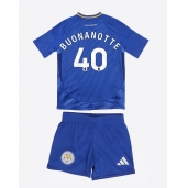 Leicester City Facundo Buonanotte #40 Replika Hemmatröja Barn 2024-25 Kortärmad (+ byxor)